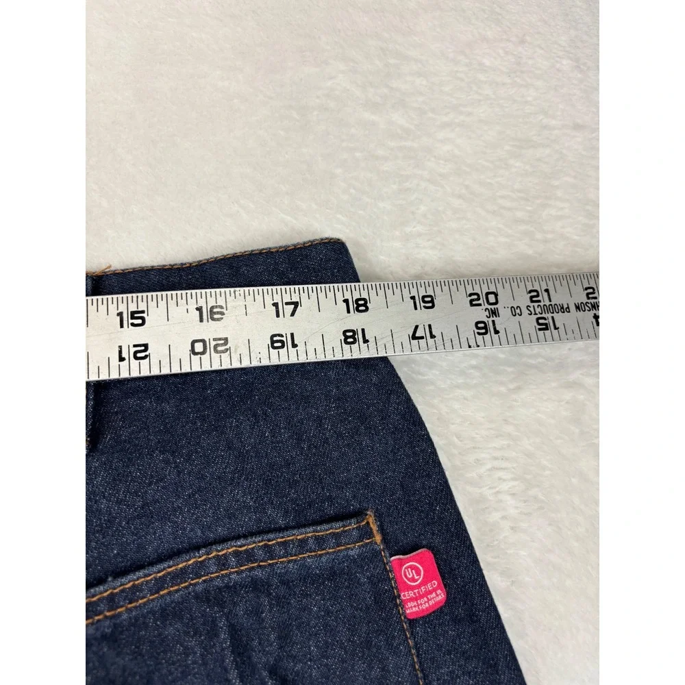 Bocomal FR Flame Resistant Cargo Mens 34x30 Jeans Dark Wash CAT 2 Workwear Fade